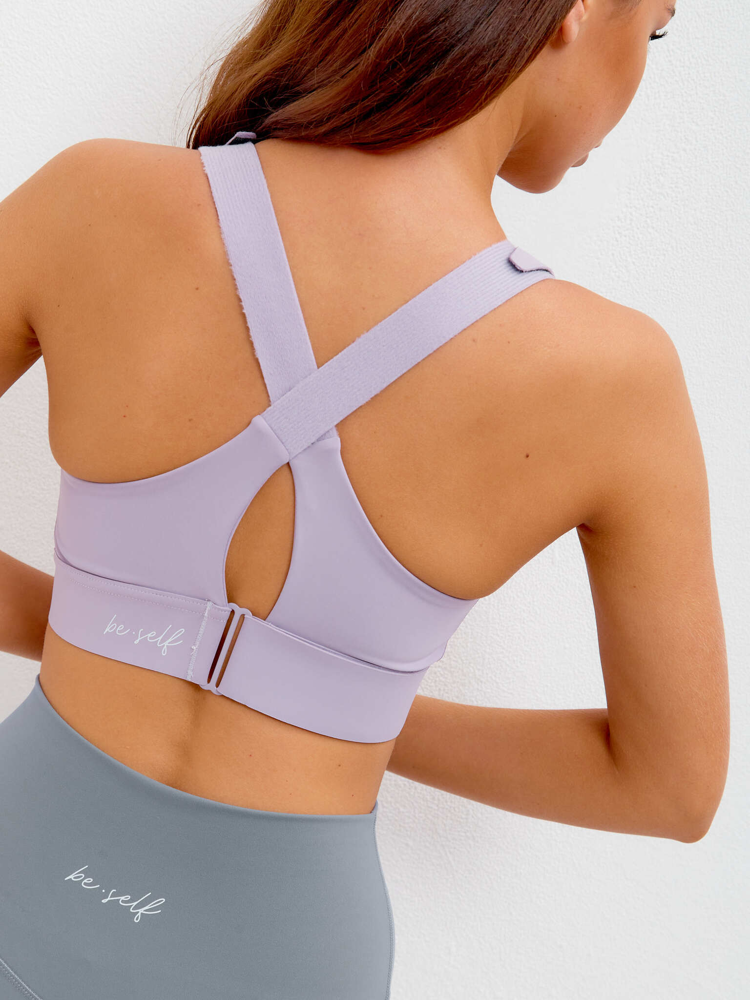 Топ-бра на липучках ACTIVE лавандовый