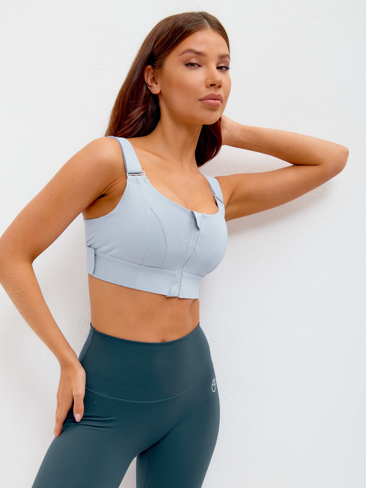 Топ-бра на липучках ACTIVE голубой
