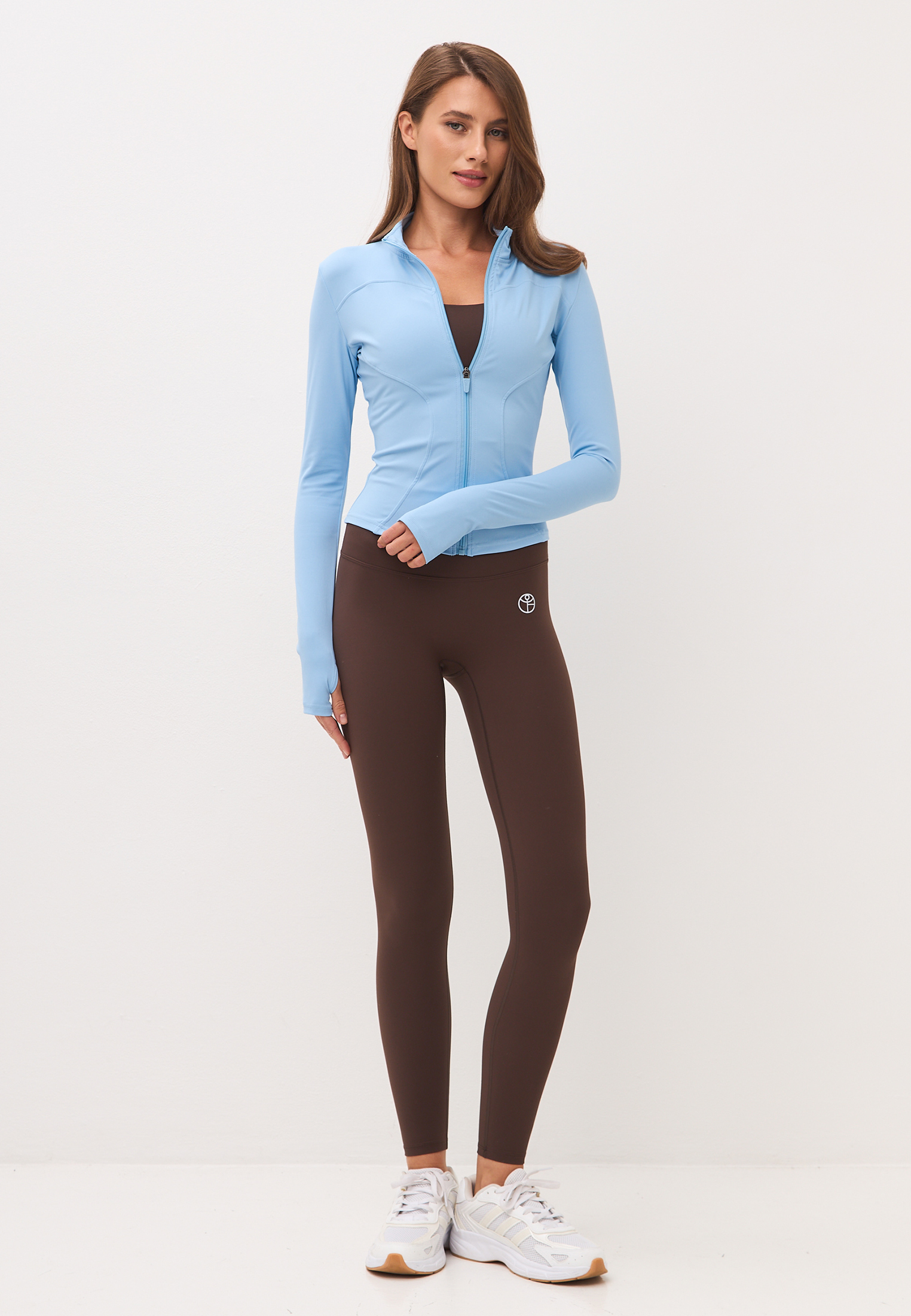 Кофта на молнии ACTIVE небесно-голубая