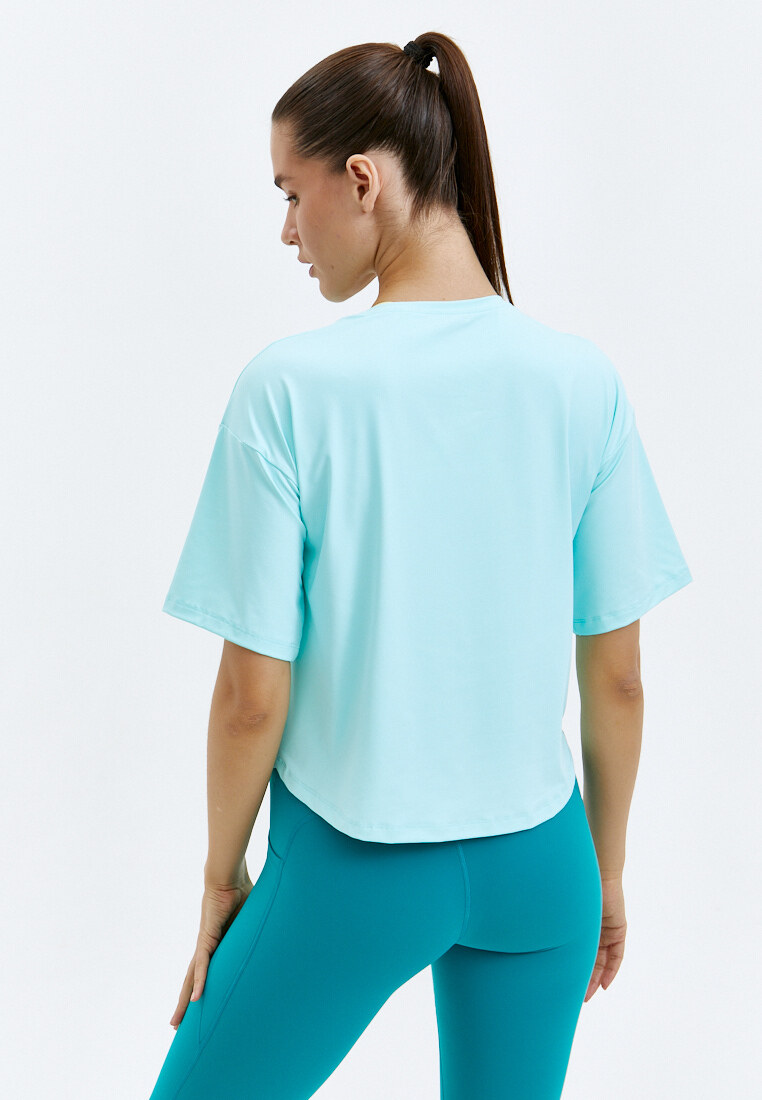 Футболка SATIN BASE бирюзовая