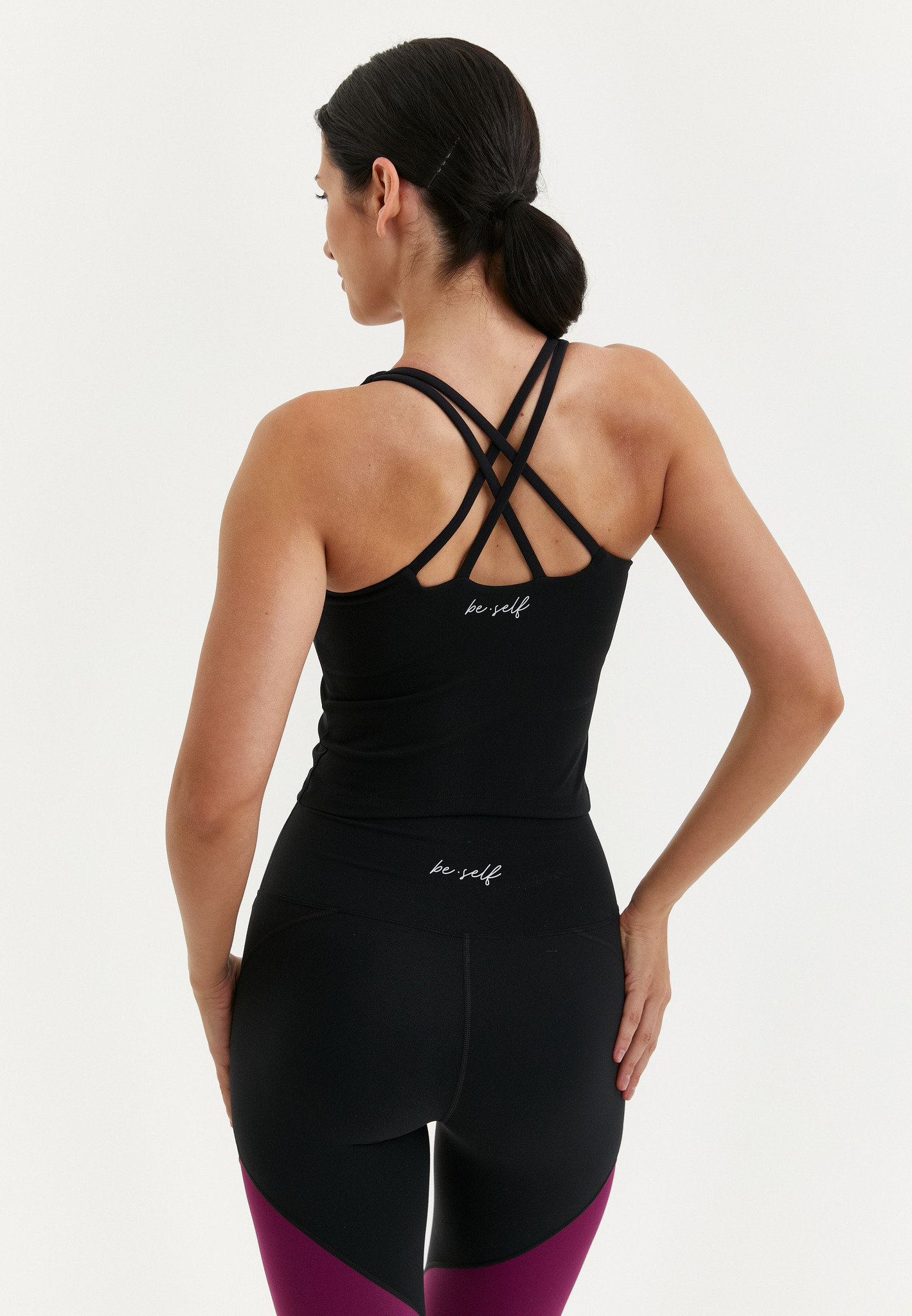 Майка с чашками MOTION черная