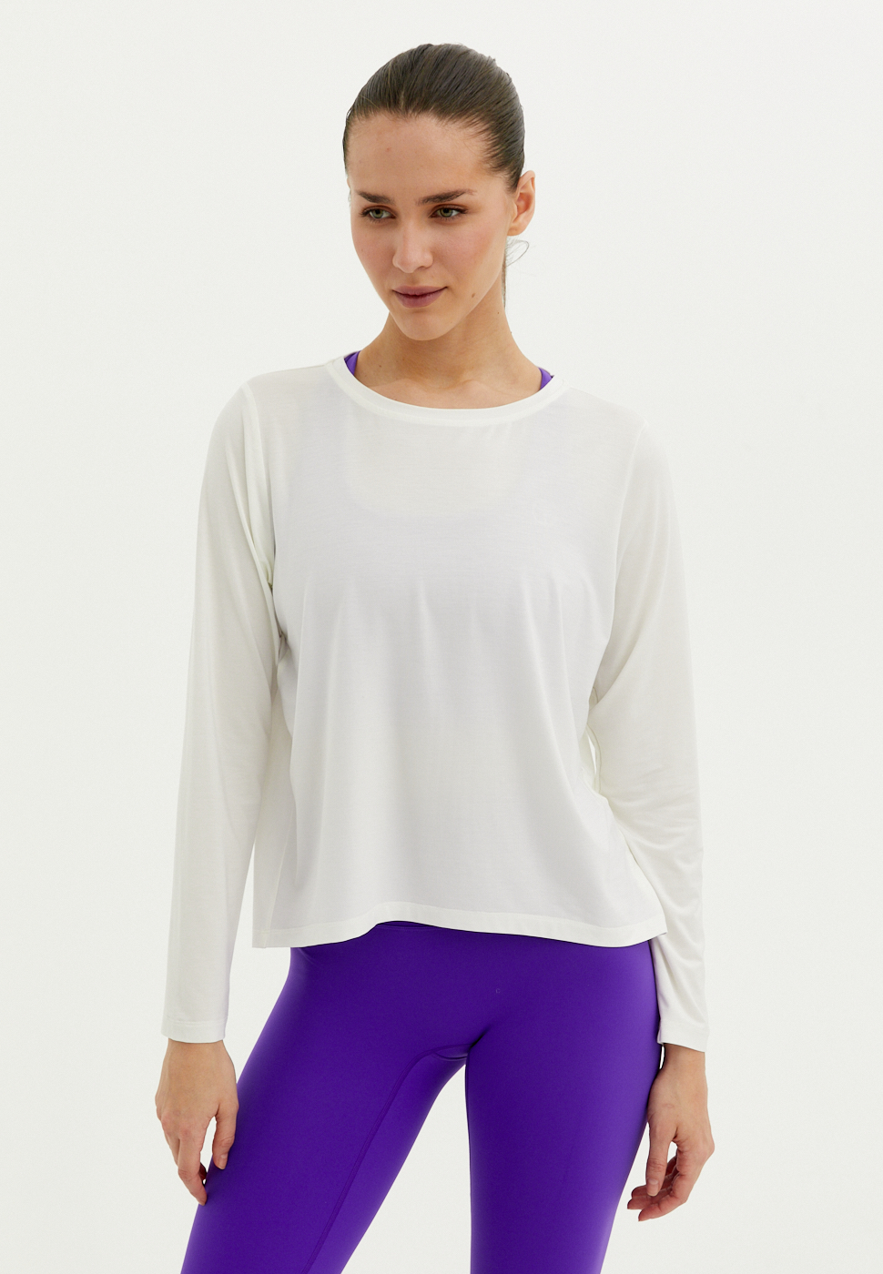 Лонгслив MODAL молочный