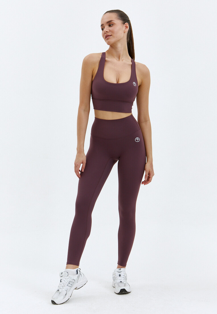 Топ-бра удлиненный MOTION сливовый