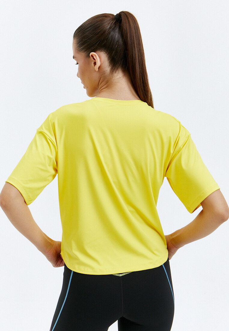 Футболка SATIN BASE желтая