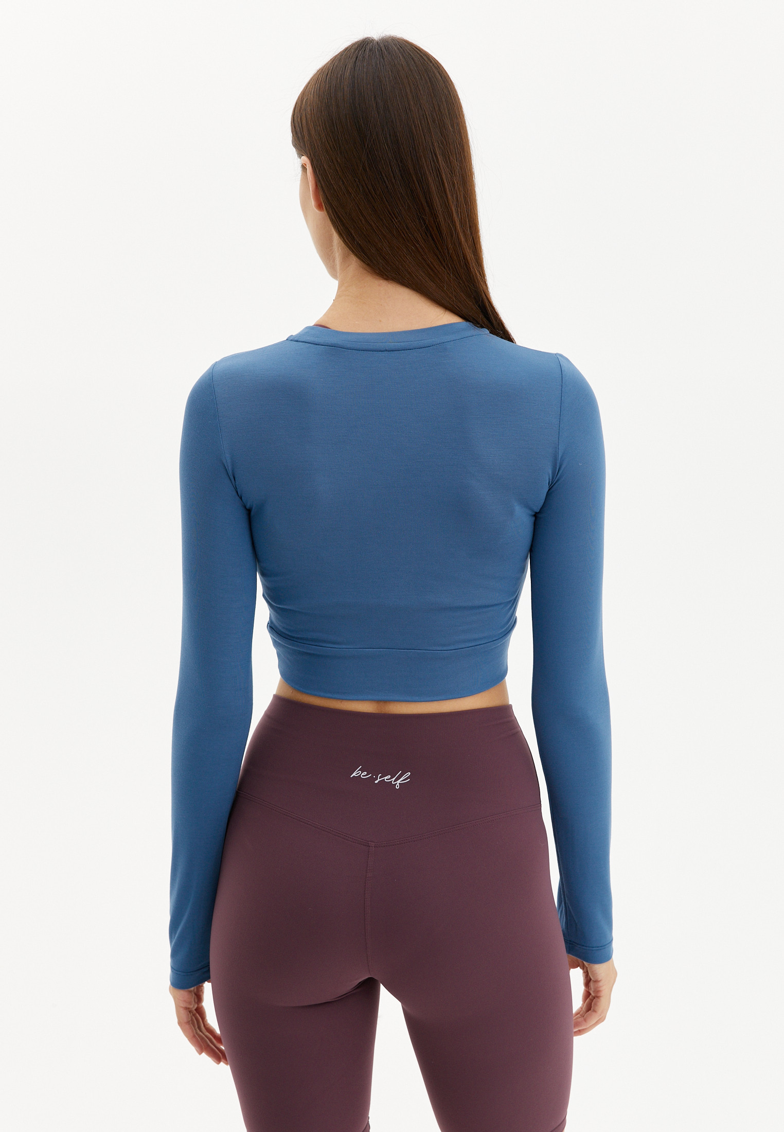 Кроп-топ с узлом VISCOSE деним