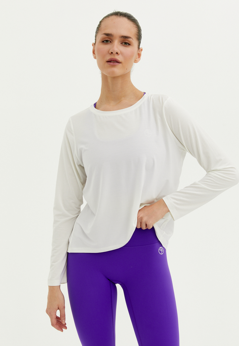 Лонгслив MODAL молочный