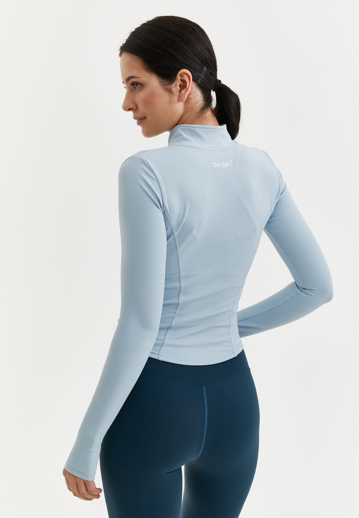 Кофта на молнии ACTIVE нежно-голубая