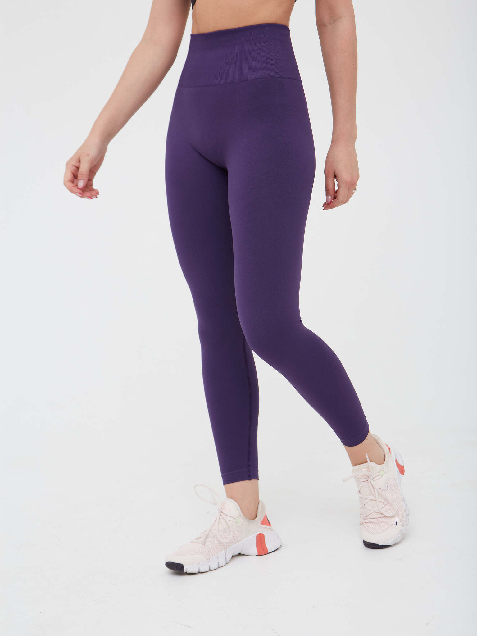 Лосины SEAMLESS PUSH-UP фиолетовые