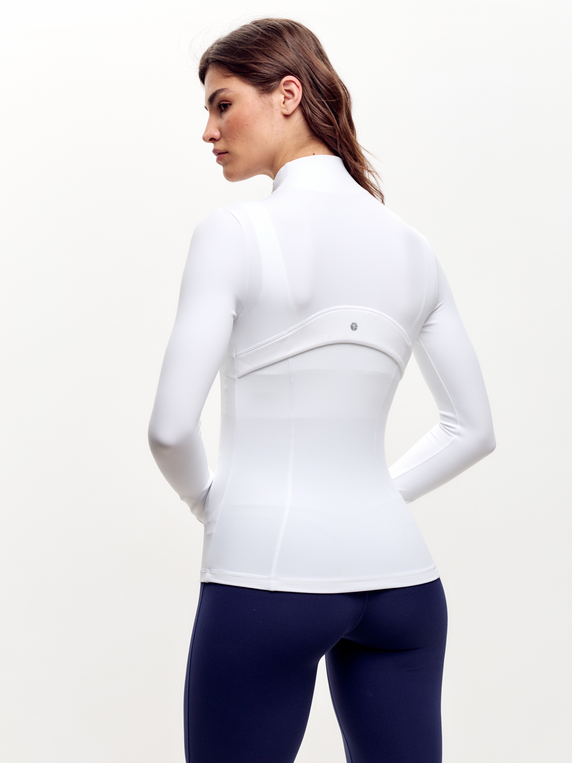 Кофта на молнии SOFT LIBERTY белая