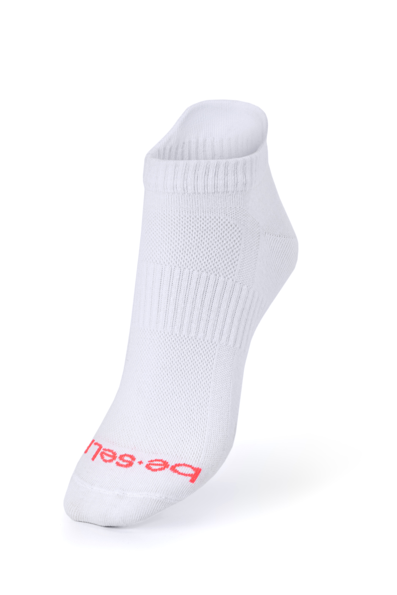 Носки белые c розовым логотипом BeSelf