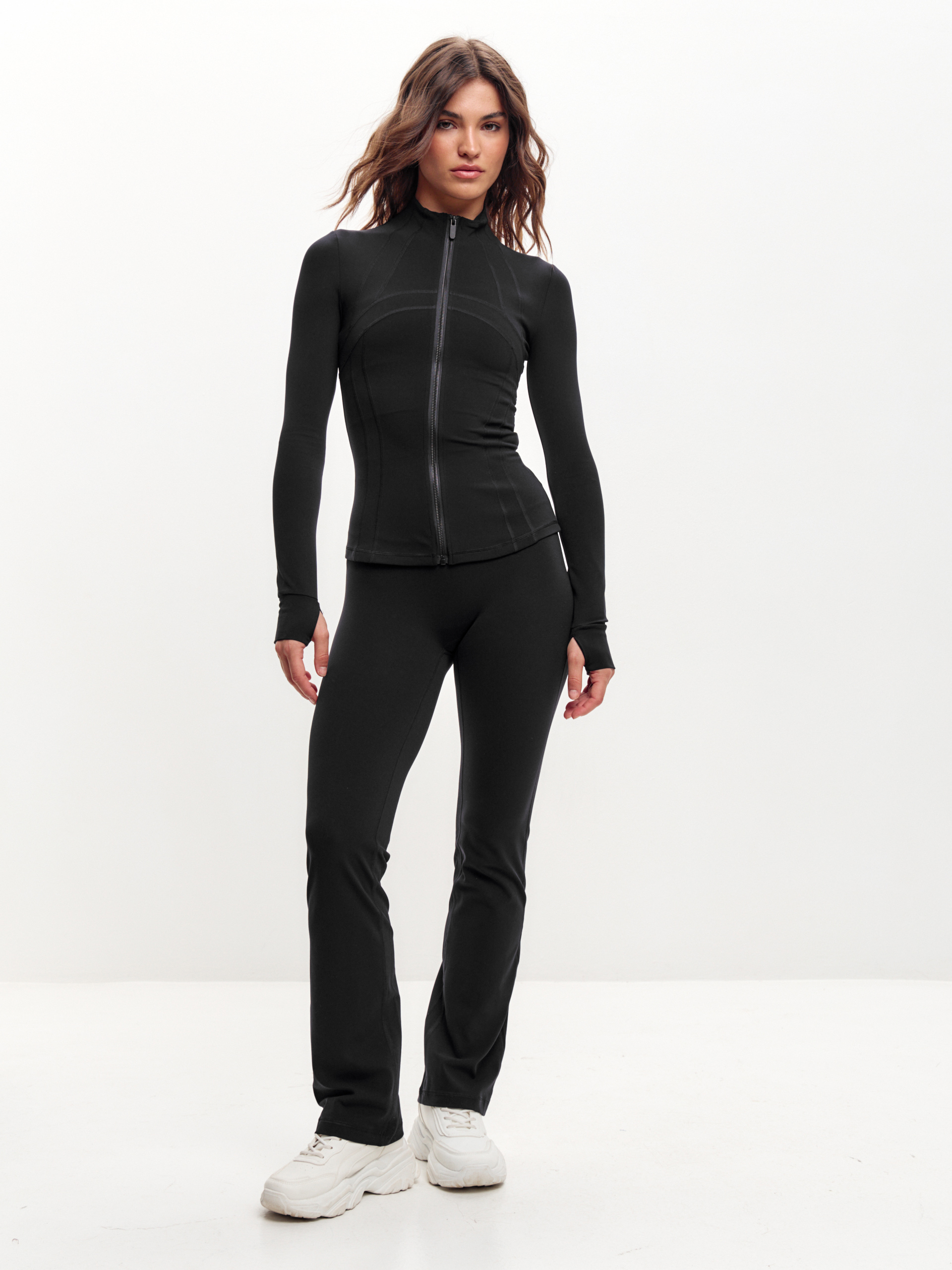 Брюки клеш SOFT LIBERTY Short черные