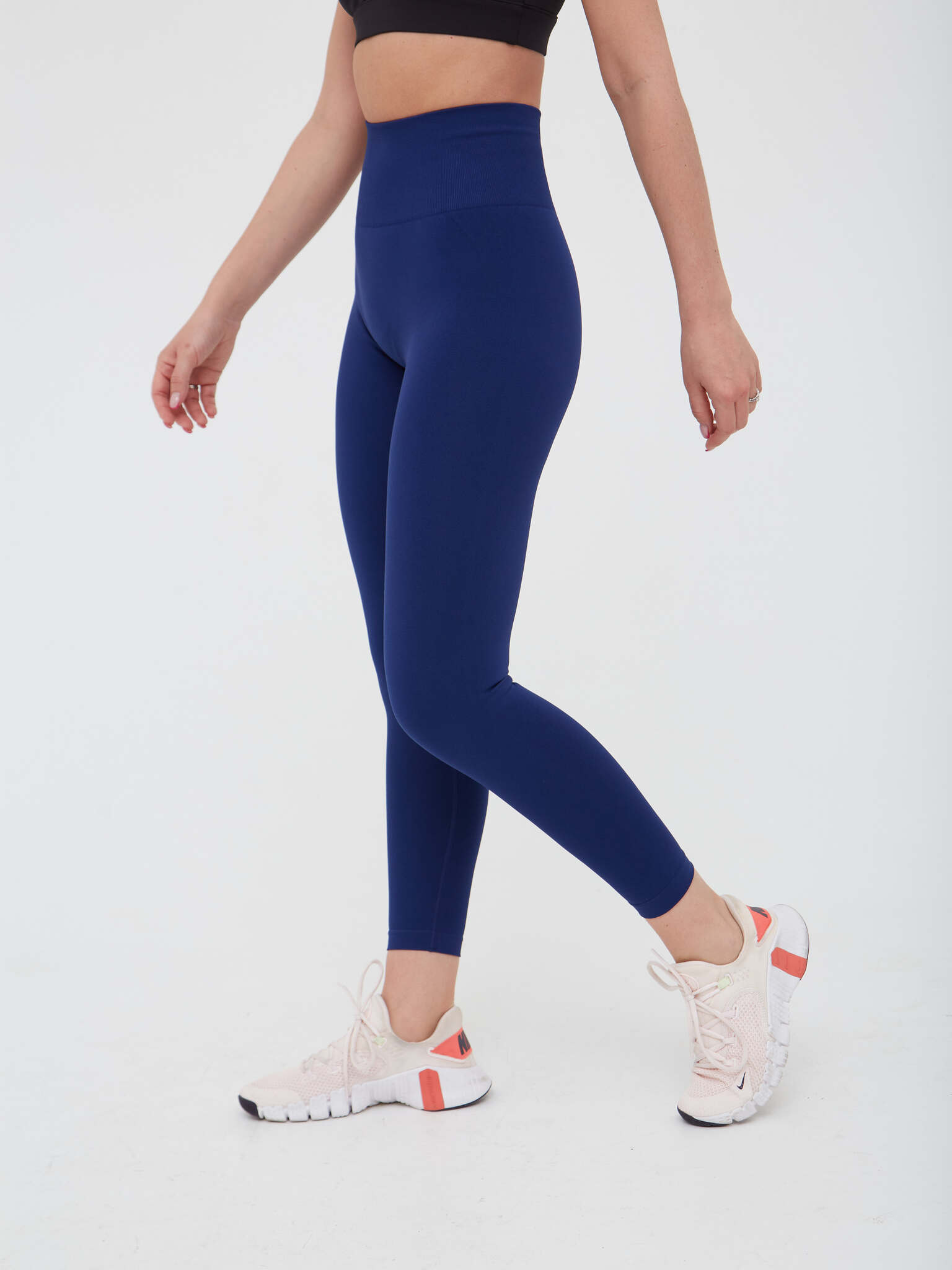 Лосины SEAMLESS PUSH-UP синие