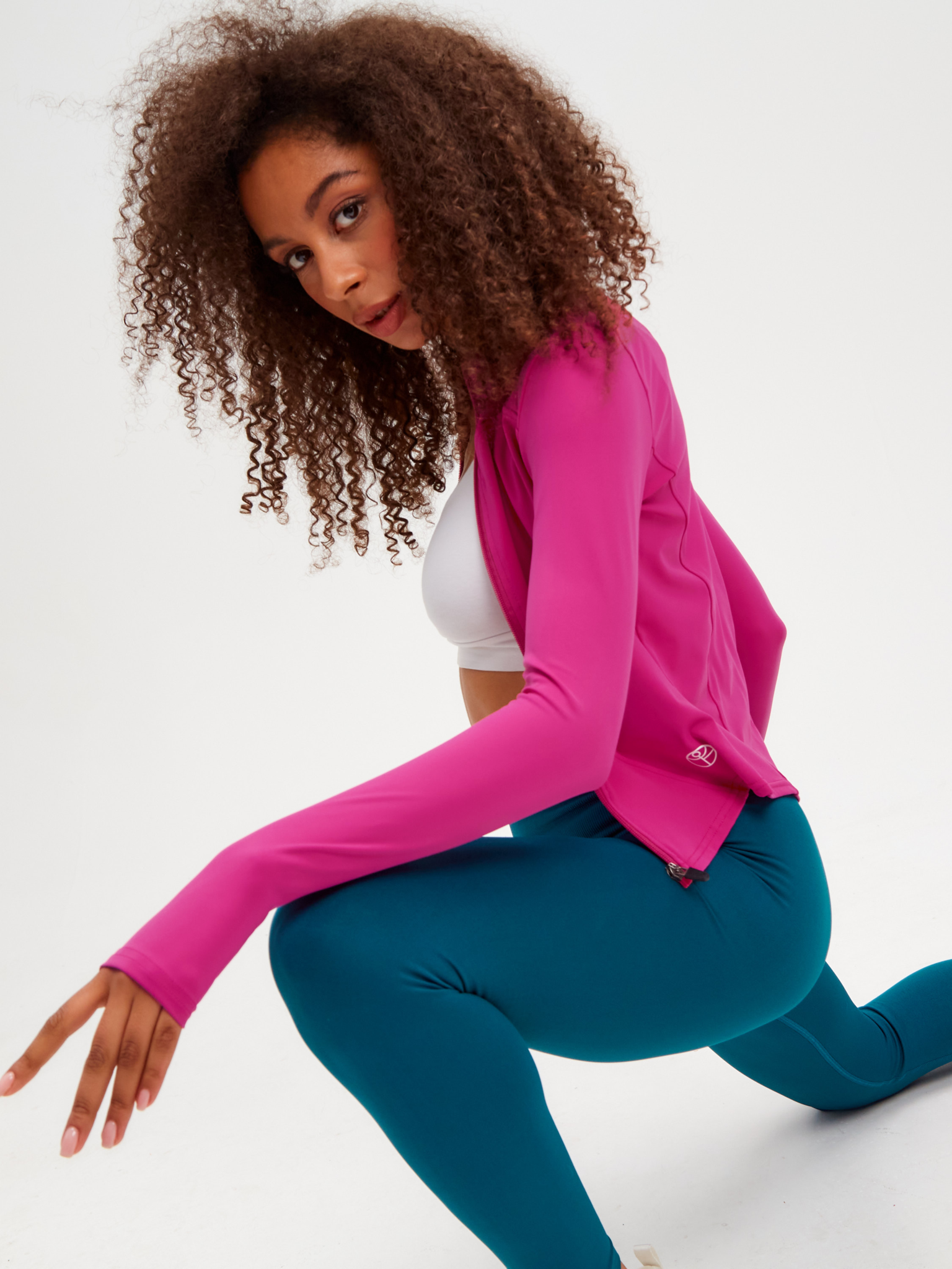 Кофта на молнии ACTIVE фуксия