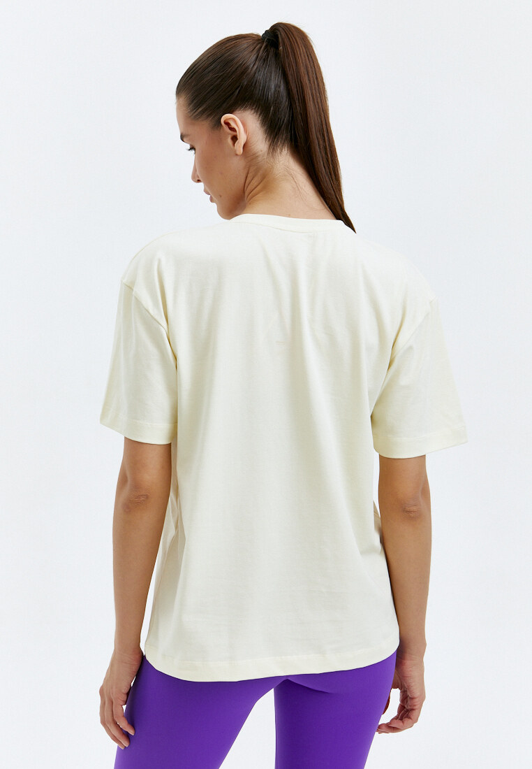 Футболка BSWR экрю с принтом