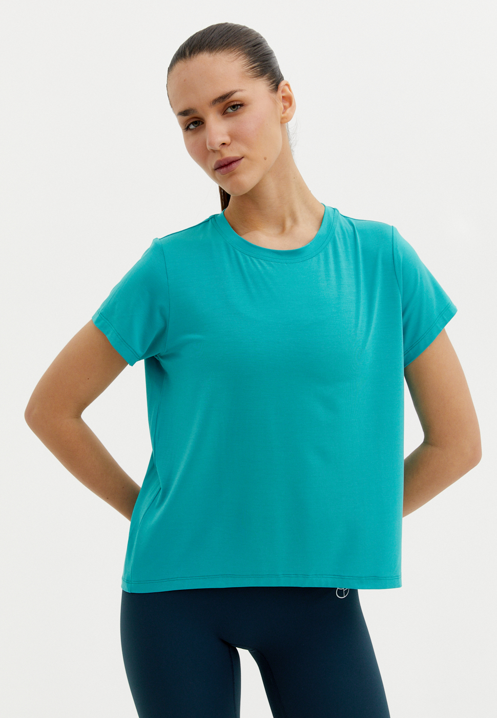 Футболка MODAL бирюзовая