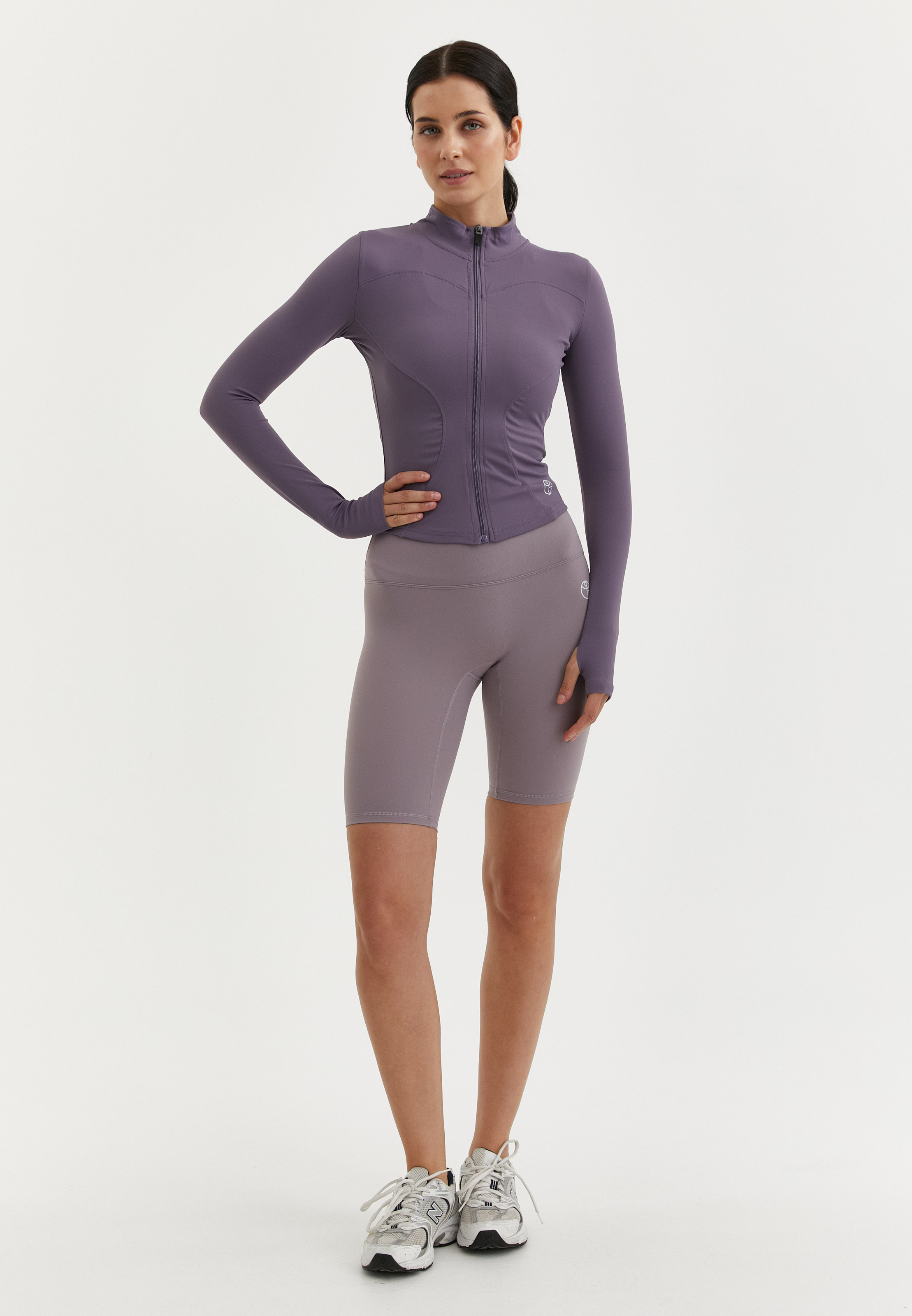 Кофта на молнии ACTIVE темно-сливовая