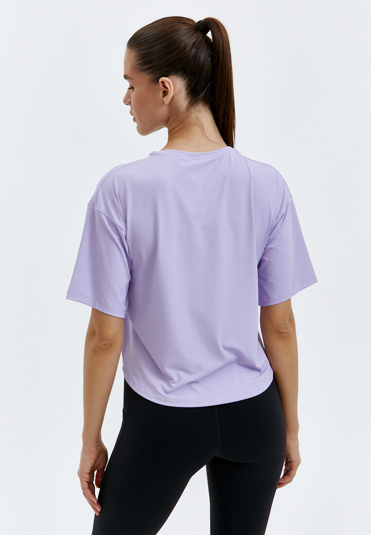 Футболка SATIN BASE лавандовая