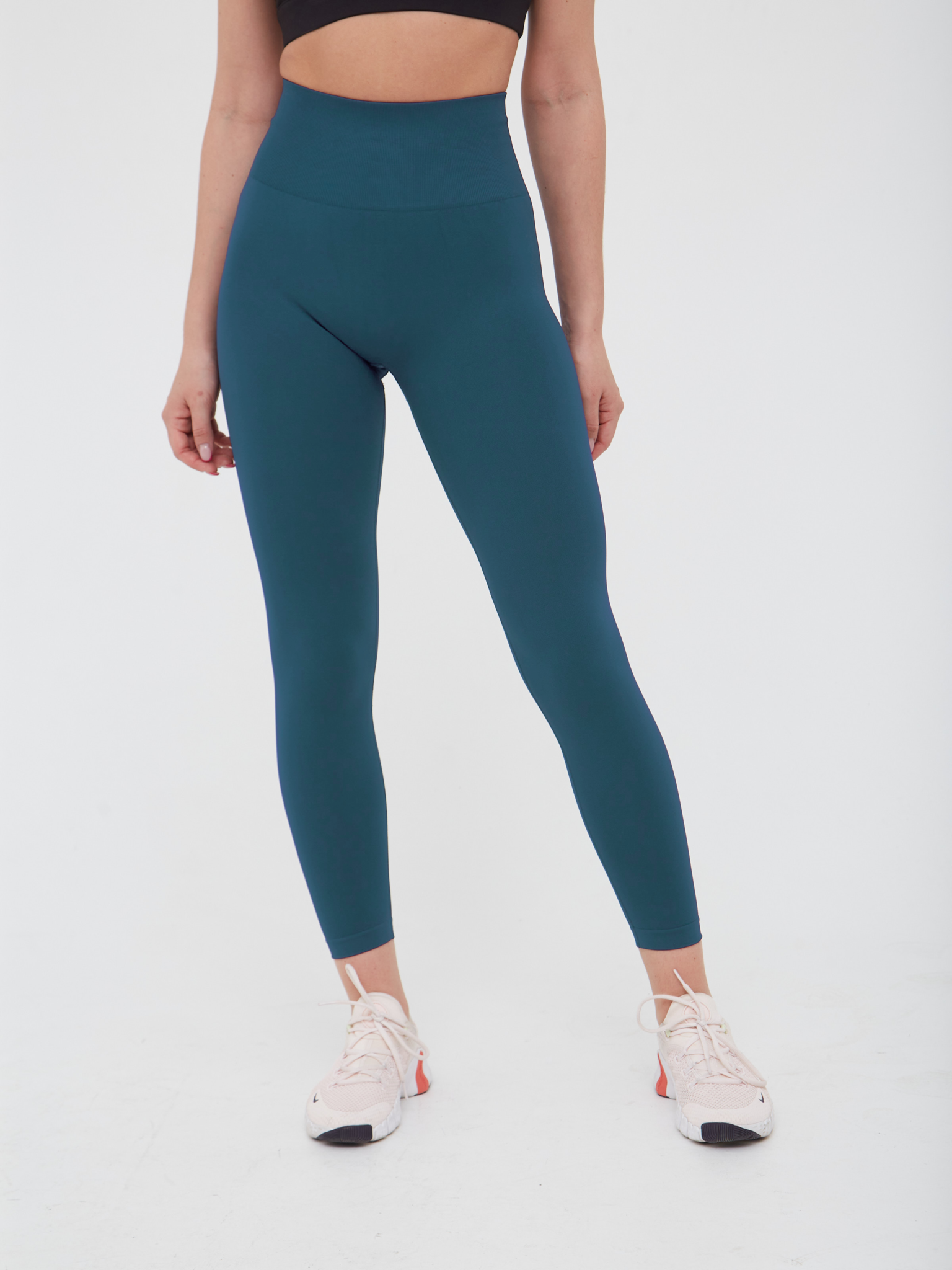 Лосины SEAMLESS PUSH-UP морская волна