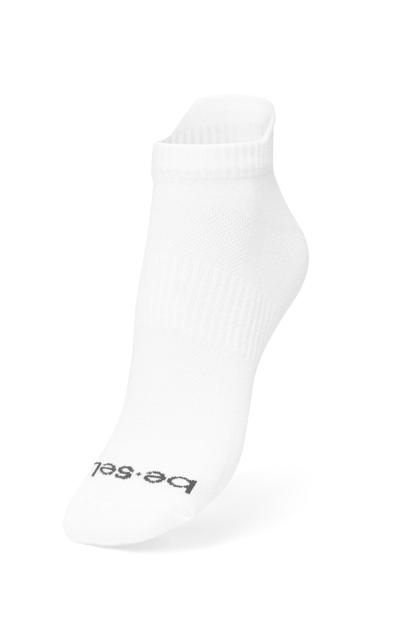 Носки белые c графитовым логотипом BeSelf