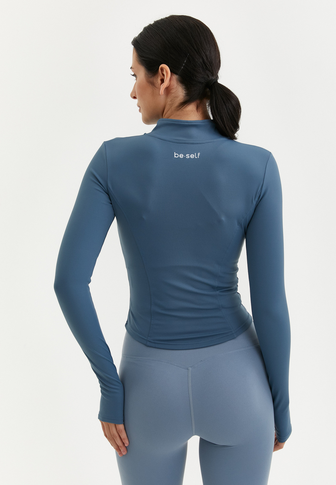 Кофта на молнии ACTIVE темно-синяя