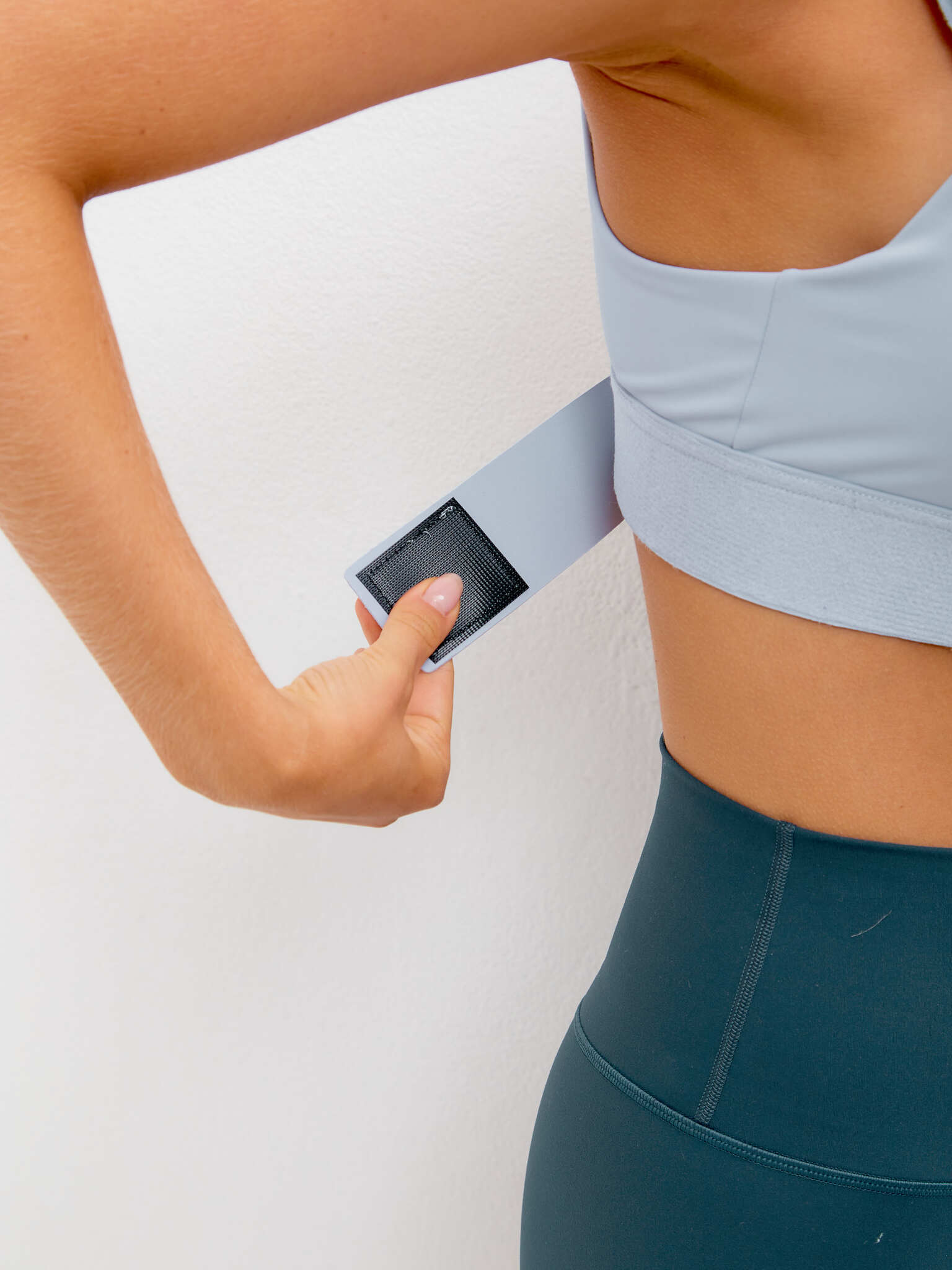 Топ-бра на липучках ACTIVE голубой