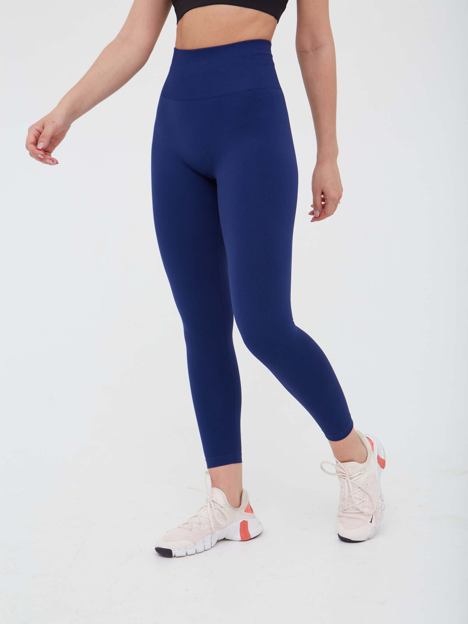 Лосины SEAMLESS PUSH-UP синие