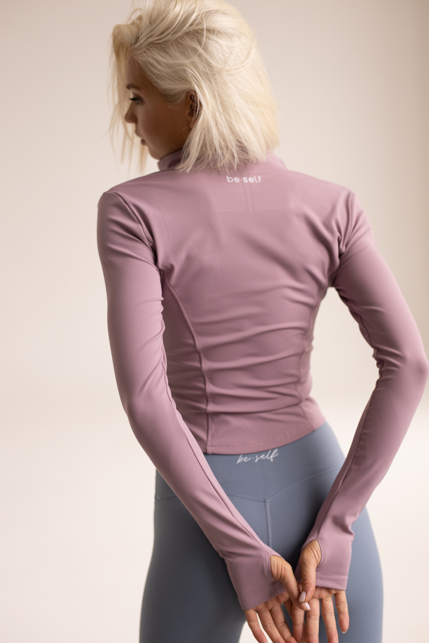 Кофта на молнии ACTIVE розовая