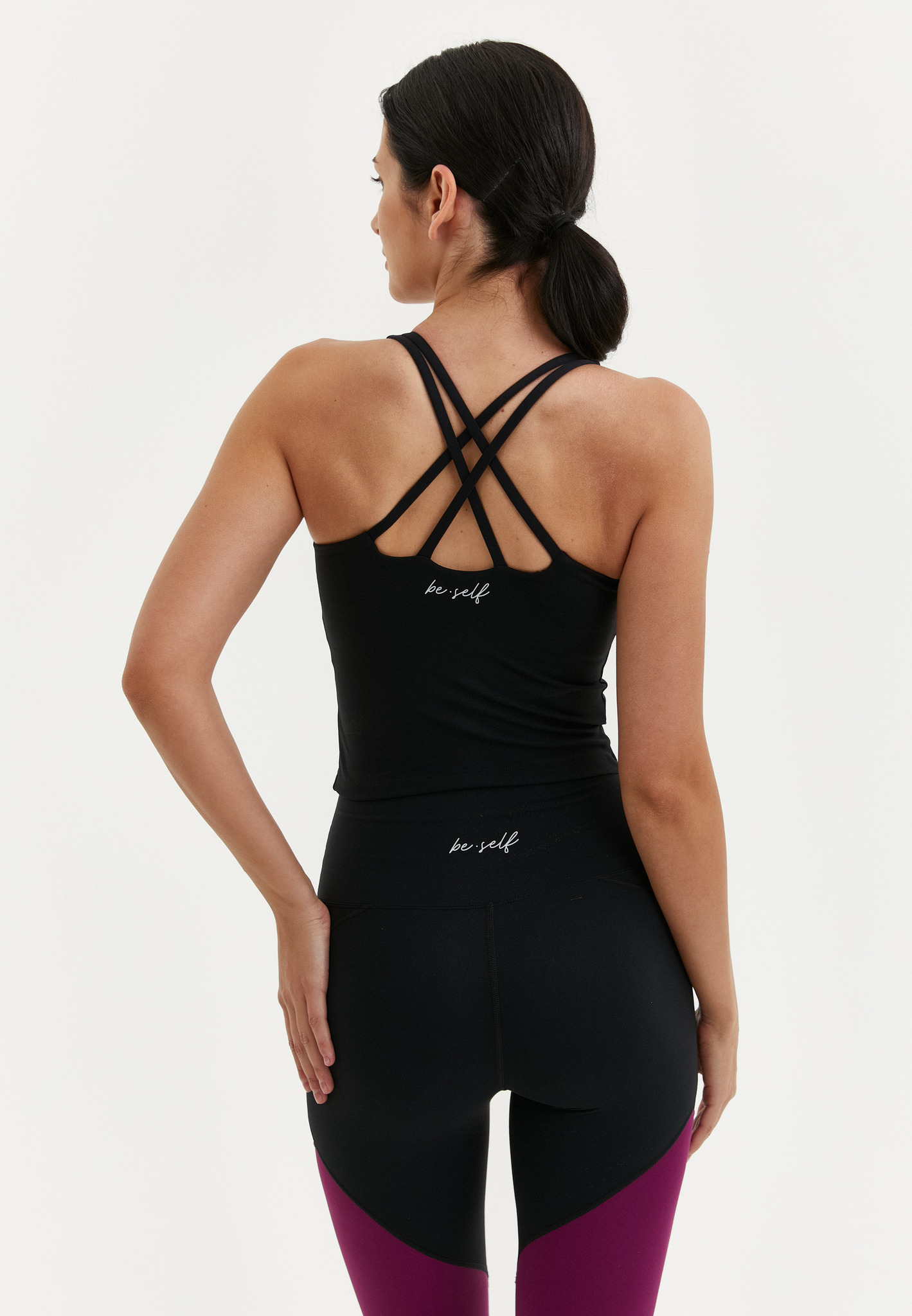 Майка с чашками MOTION черная