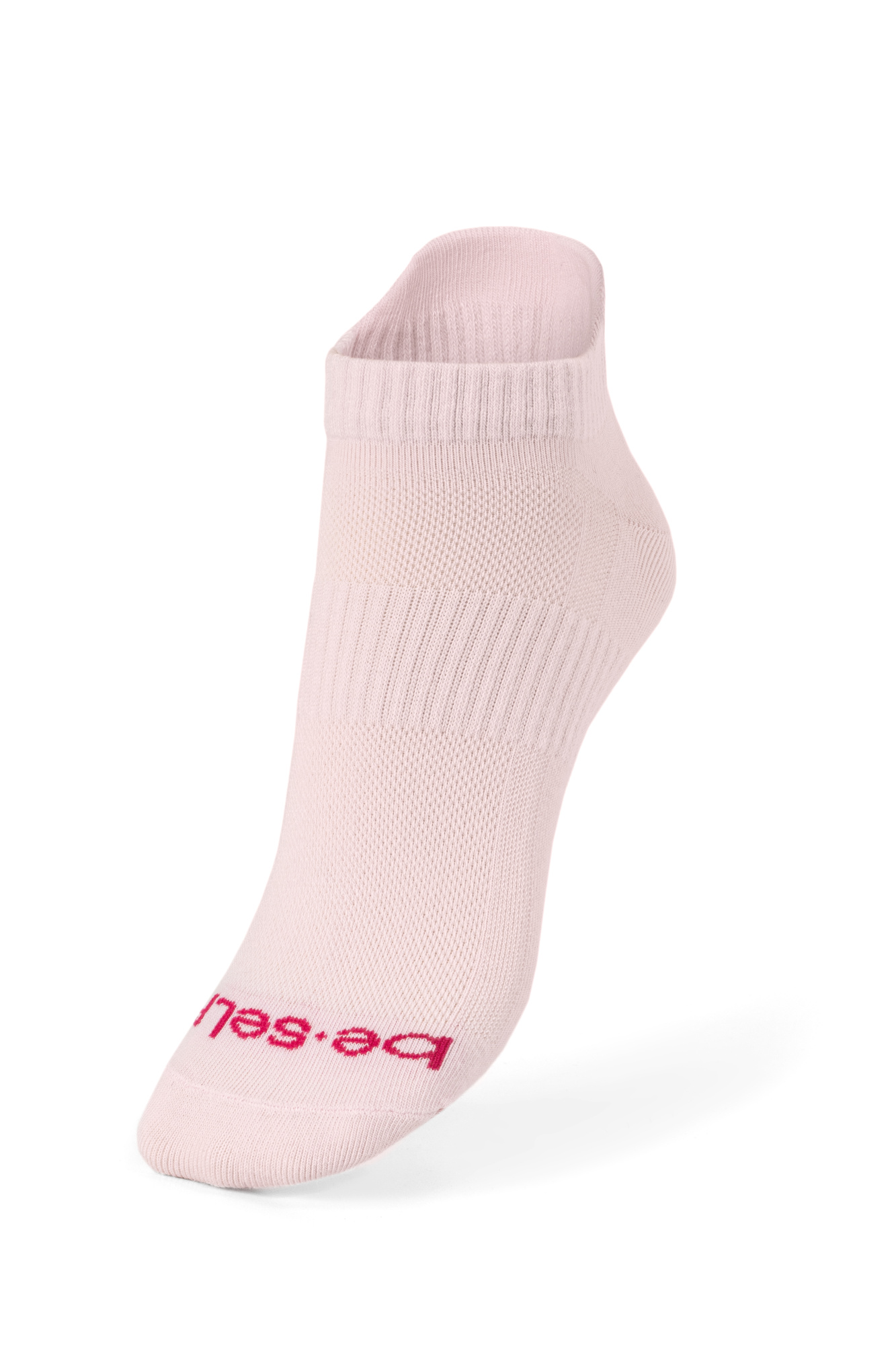 Носки розовые c логотипом BeSelf