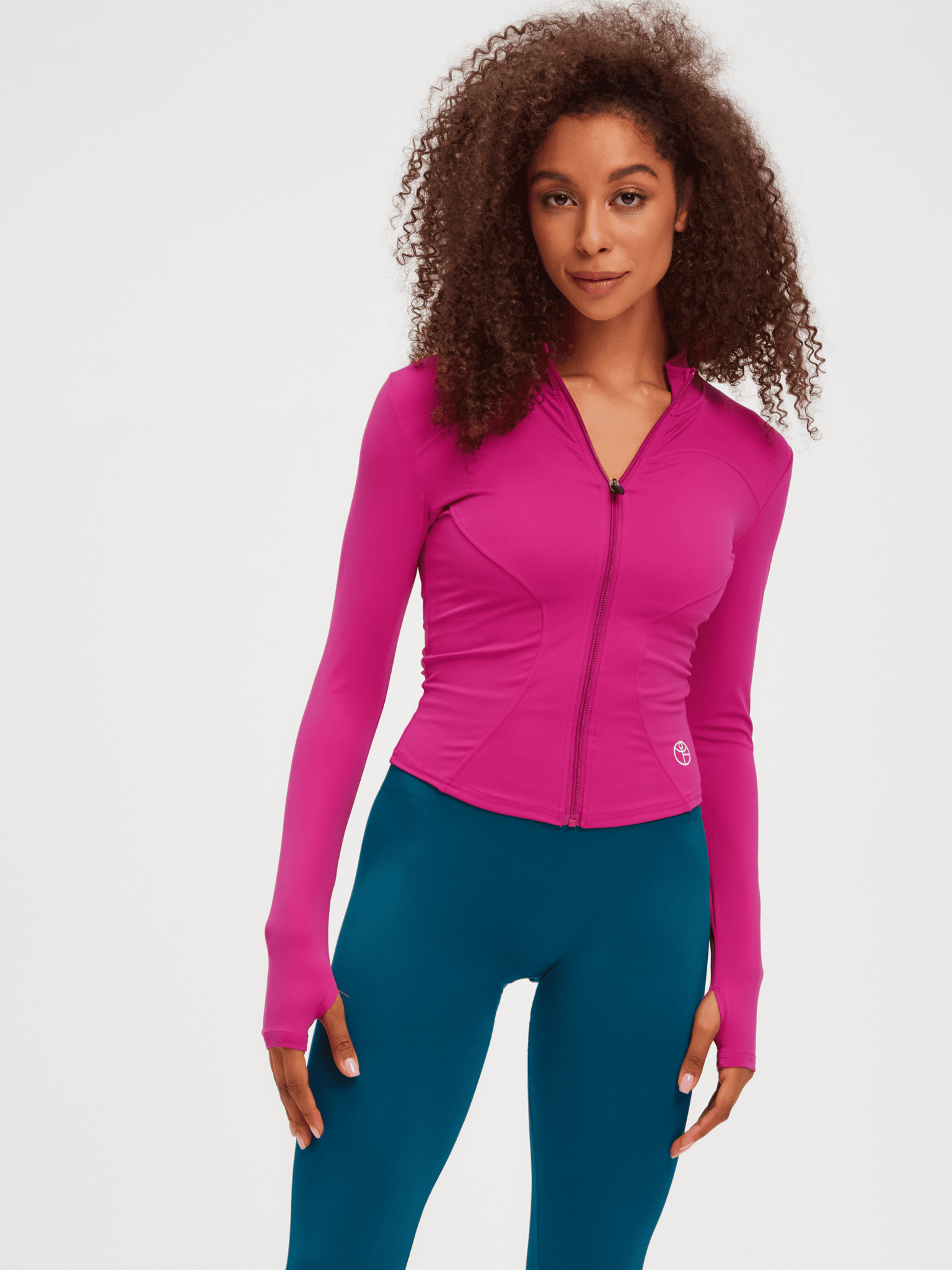 Кофта на молнии ACTIVE фуксия