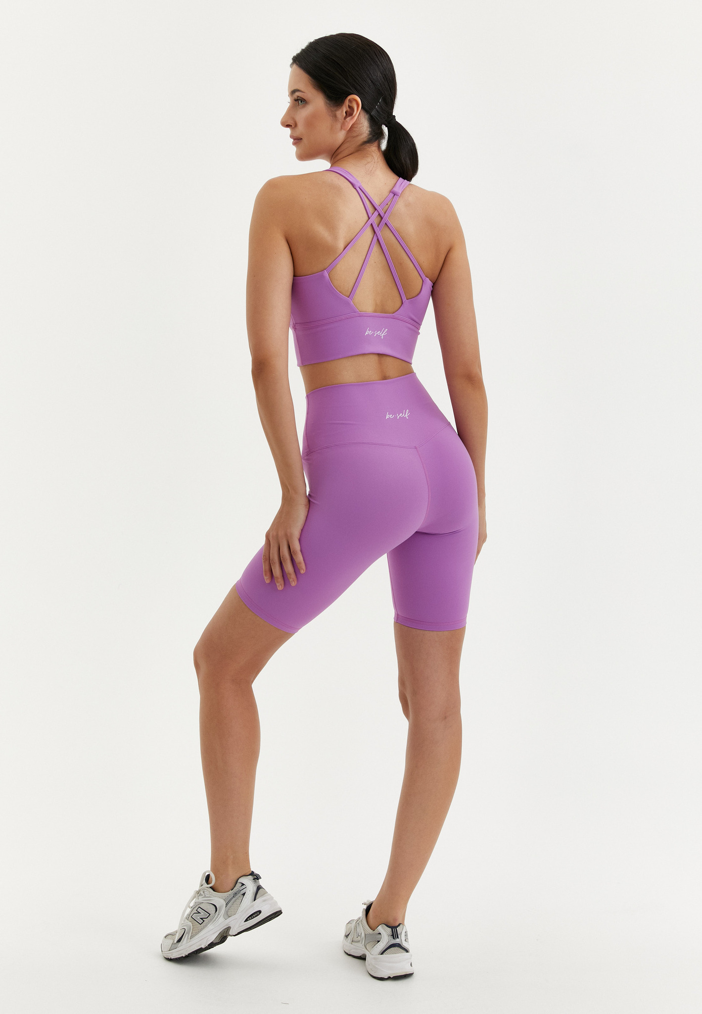 Топ-бра удлиненный MOTION пурпурный