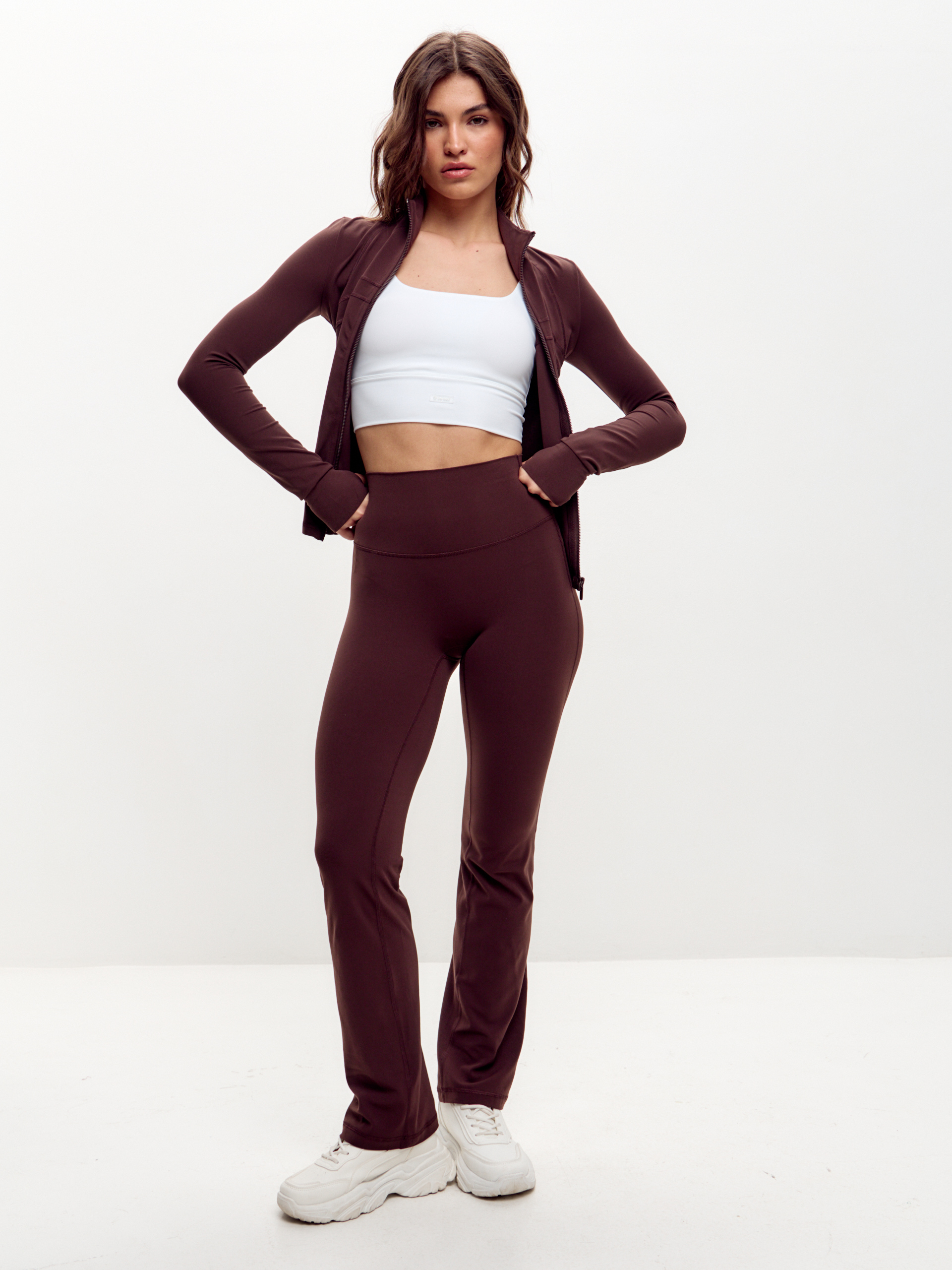 Брюки клеш SOFT LIBERTY Short эспрессо