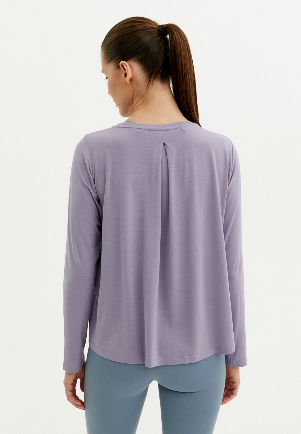 Лонгслив MODAL пыльно-фиолетовый