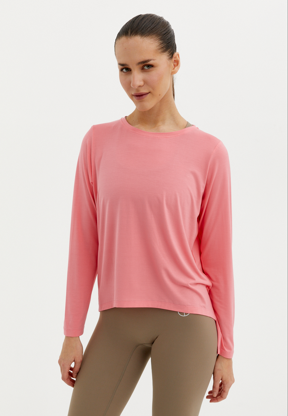 Лонгслив MODAL коралловый