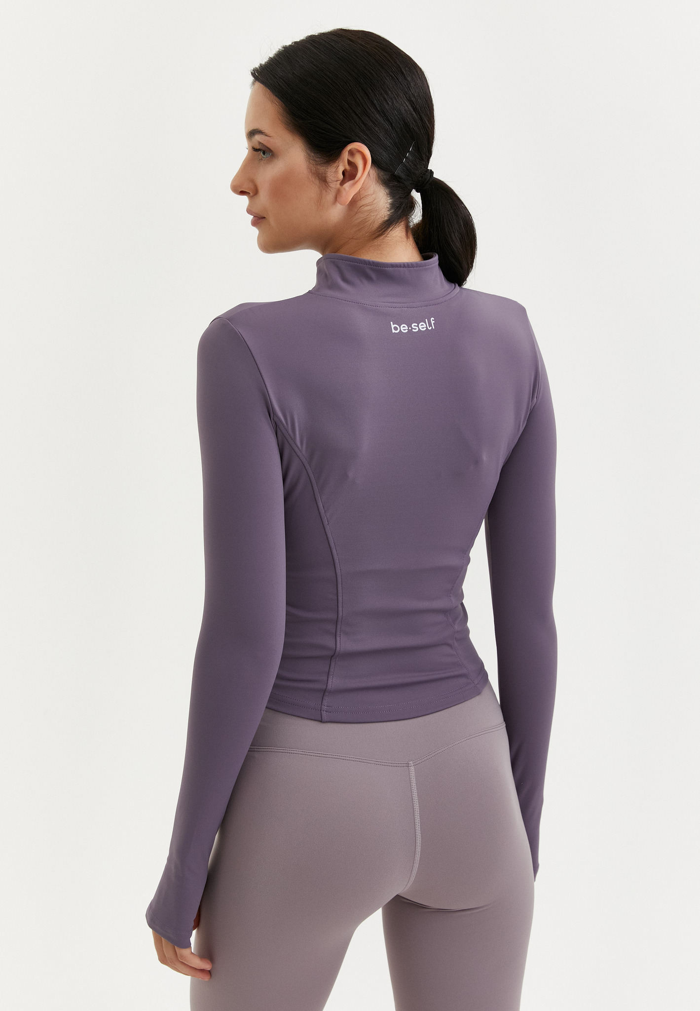 Кофта на молнии ACTIVE темно-сливовая