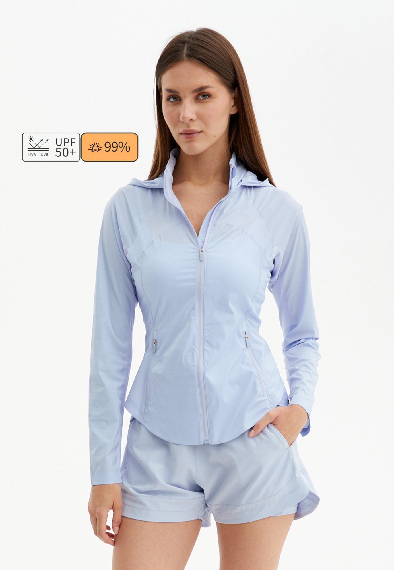 Олимпийка SUN PROTECT голубая