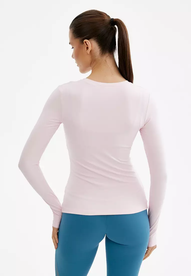 Лонгслив ACTIVE нежно-розовый