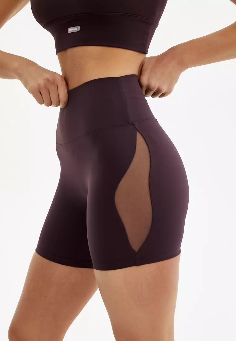 Шорты WAVE темно-сливовые