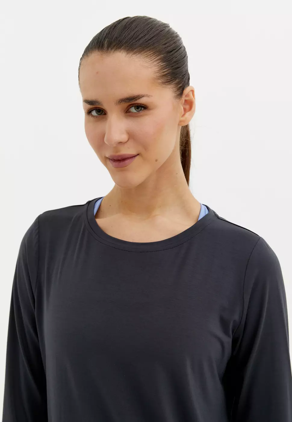 Лонгслив MODAL графитовый