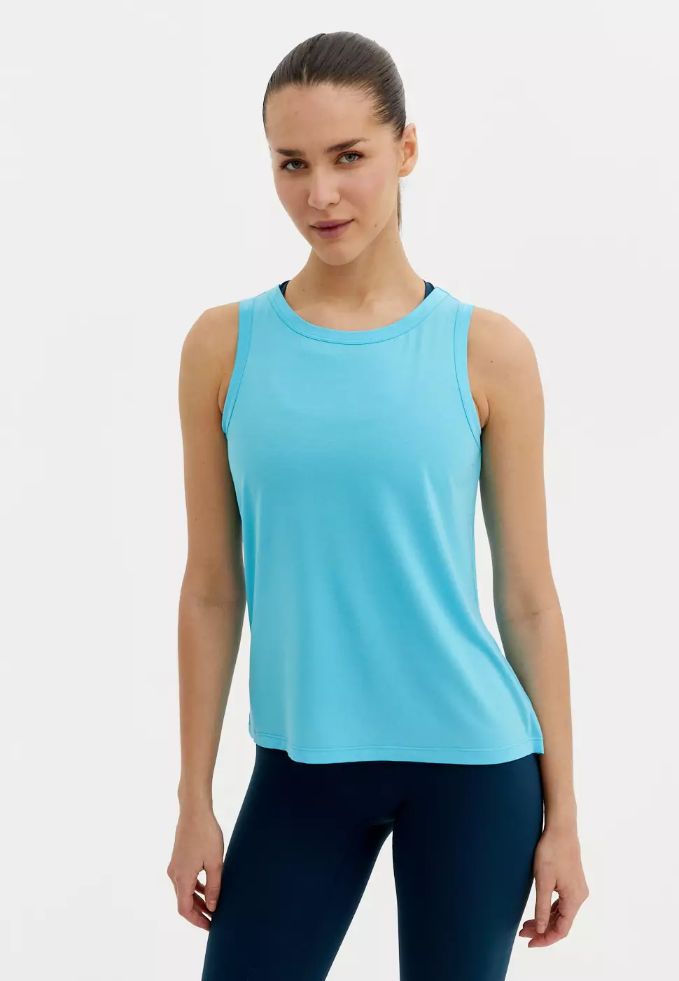 Майка MODAL ярко-голубая