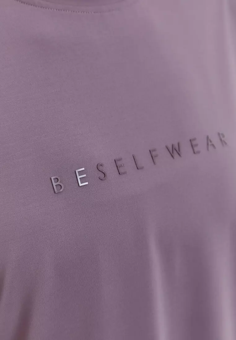 Футболка SATIN BASE сливовая