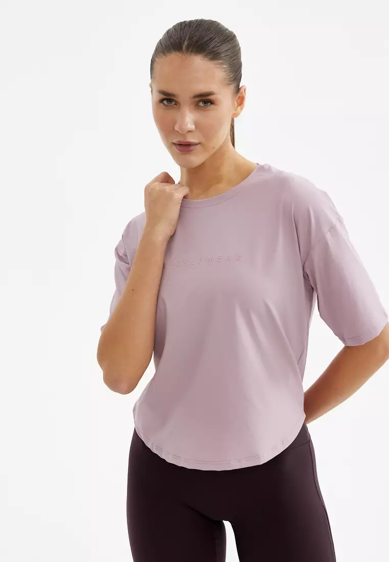 Футболка SATIN BASE бледно-розовая