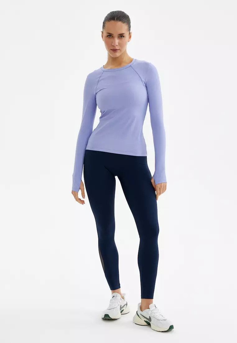 Лонгслив ACTIVE сиреневый