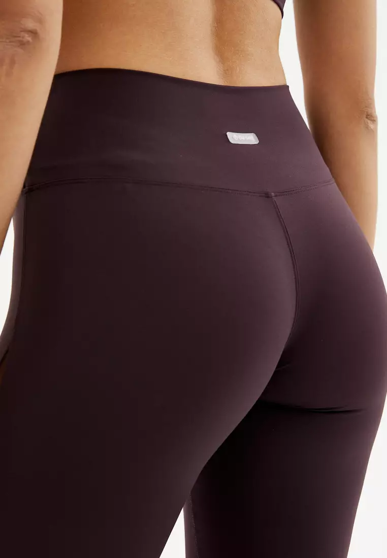 Лосины WAVE темно-сливовые