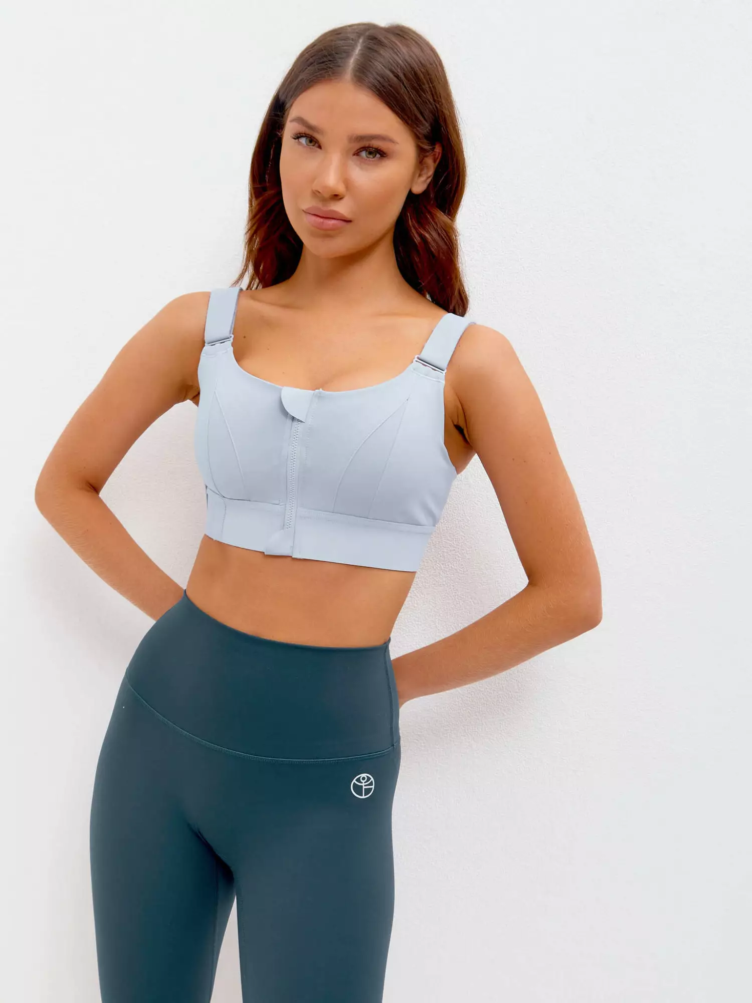 Топ-бра на липучках ACTIVE голубой