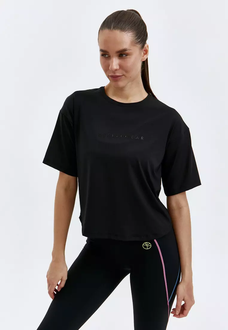 Футболка SATIN BASE черная