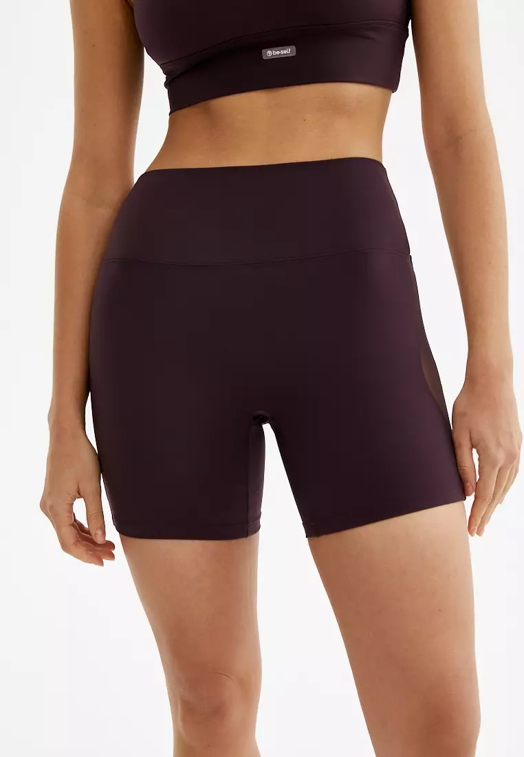 Шорты WAVE темно-сливовые