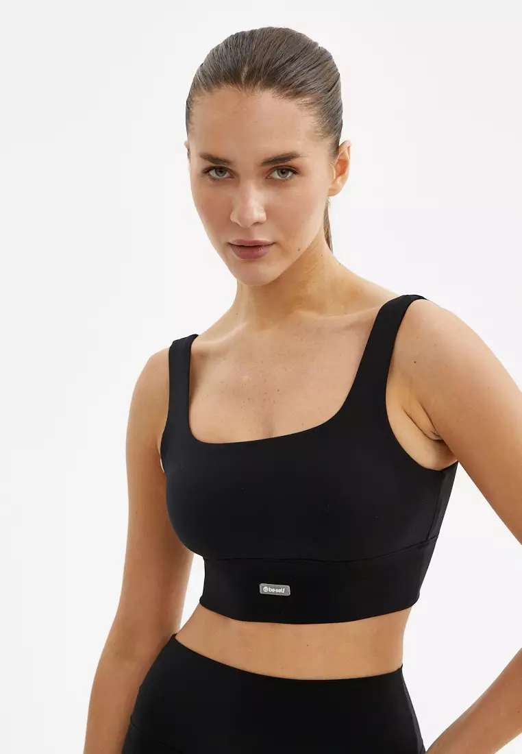 Топ-бра WAVE черный