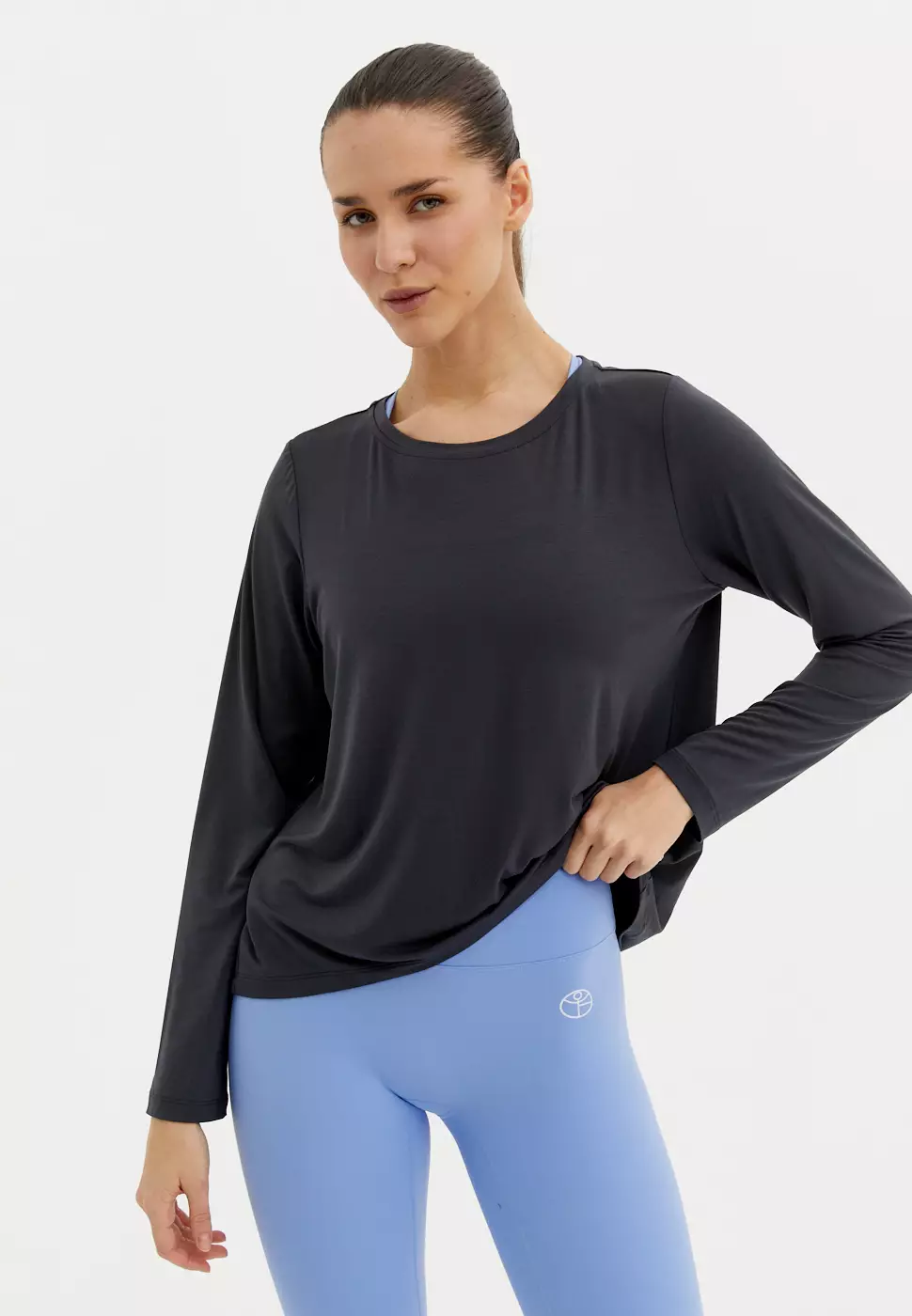 Лонгслив MODAL графитовый