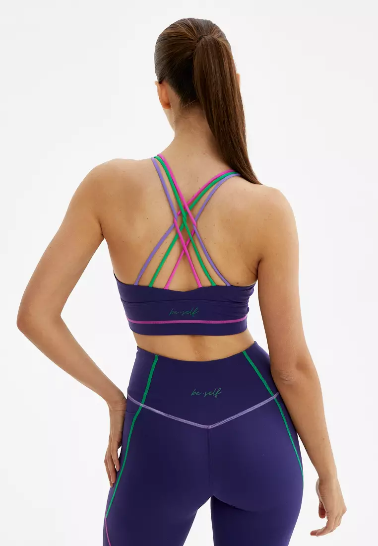 Топ-бра COLORES темно-синий